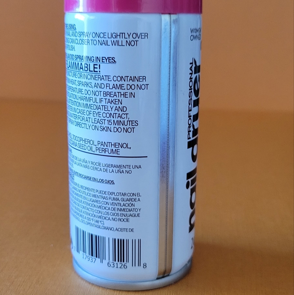 Onyx Professional Spray on Nail Dry w/Island Coconut Scent 2oz - Picture 5 of 6